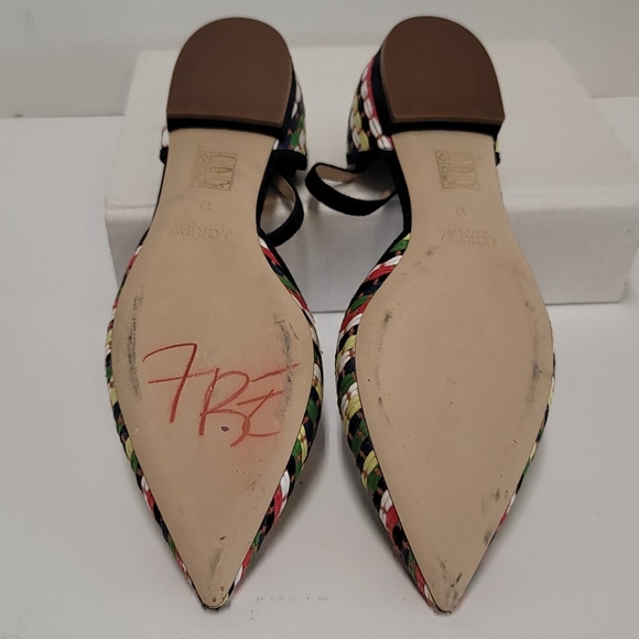 J.Crew Lilly Raffia G4477 Flats Sz.10 - Picture 12 of 15